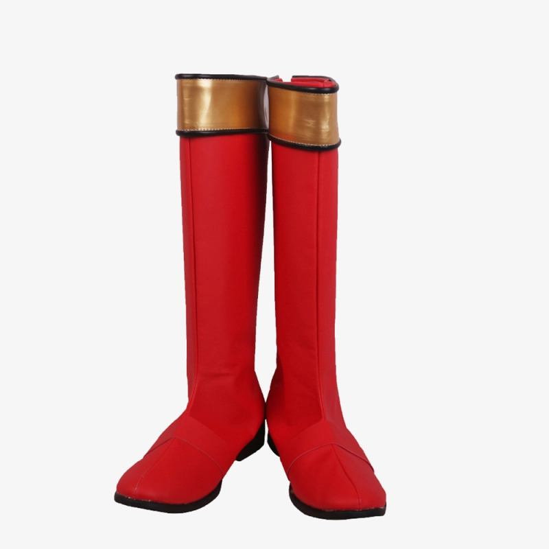 Power Red Wild Force Ranger Cosplay Shoes Cole Evans Rangers Men Boots Unibuy