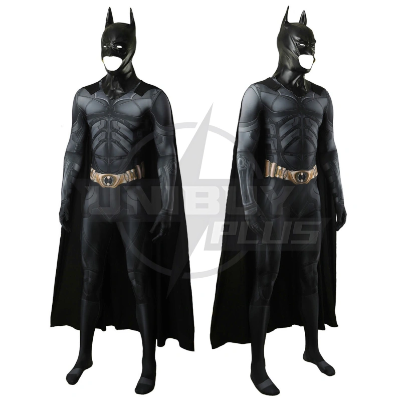 The Dark Knight Batman Costume Cosplay Suit Bruce Wayne Bodysuit For Kids Adult Unibuyplus
