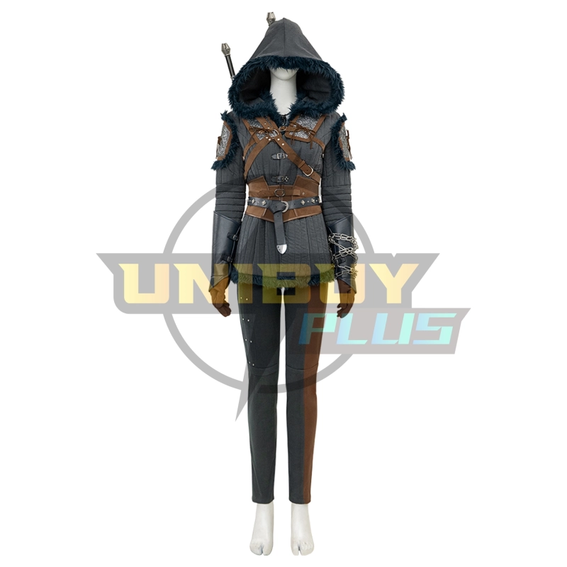 The Witcher IV Cirilla Fiona Elen Riannon Costume Cosplay Suit Unibuyplus