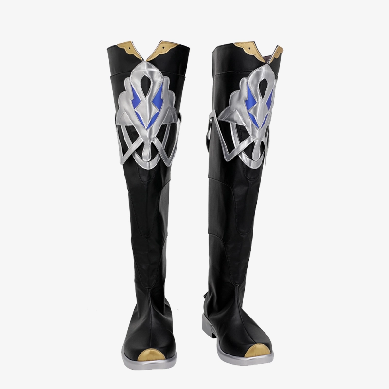 Genshin Impact Albedo Shoes Cosplay Men Boots Silver Version Unibuy