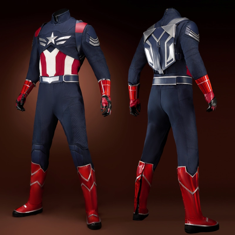 Captain America Costume Cosplay Suit Brave New World Sam Wilson Unibuyplus