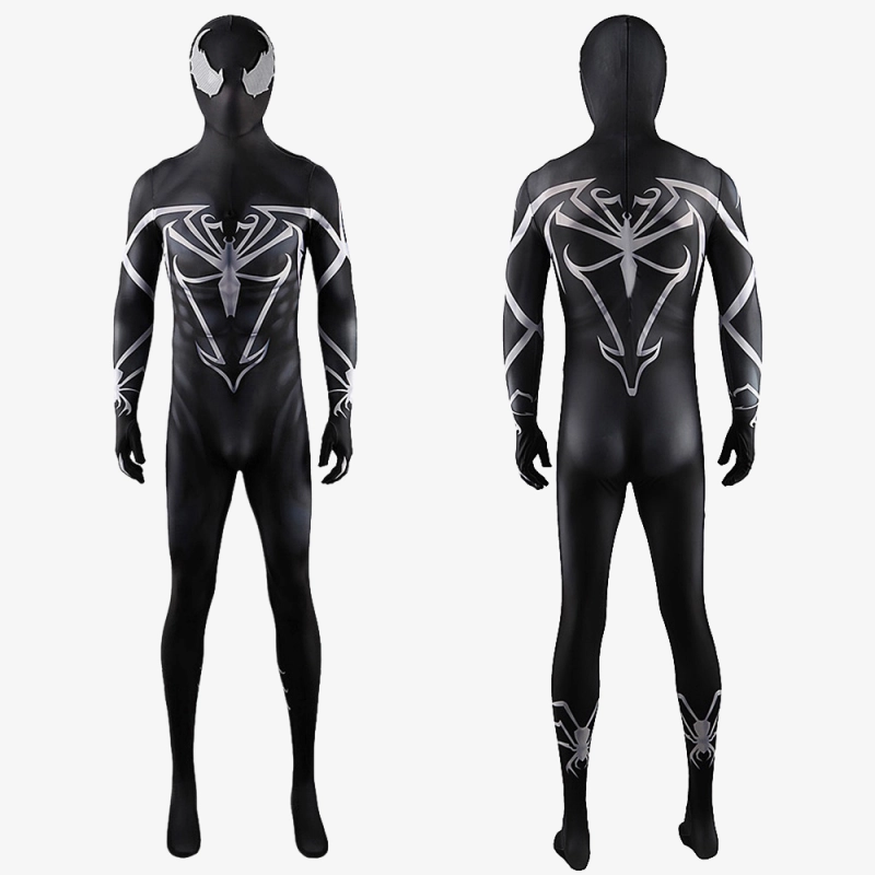 Spider-Man Ultimate Symbiote Venom Bodysuit Costume Cosplay For Men Kids Unibuyplus