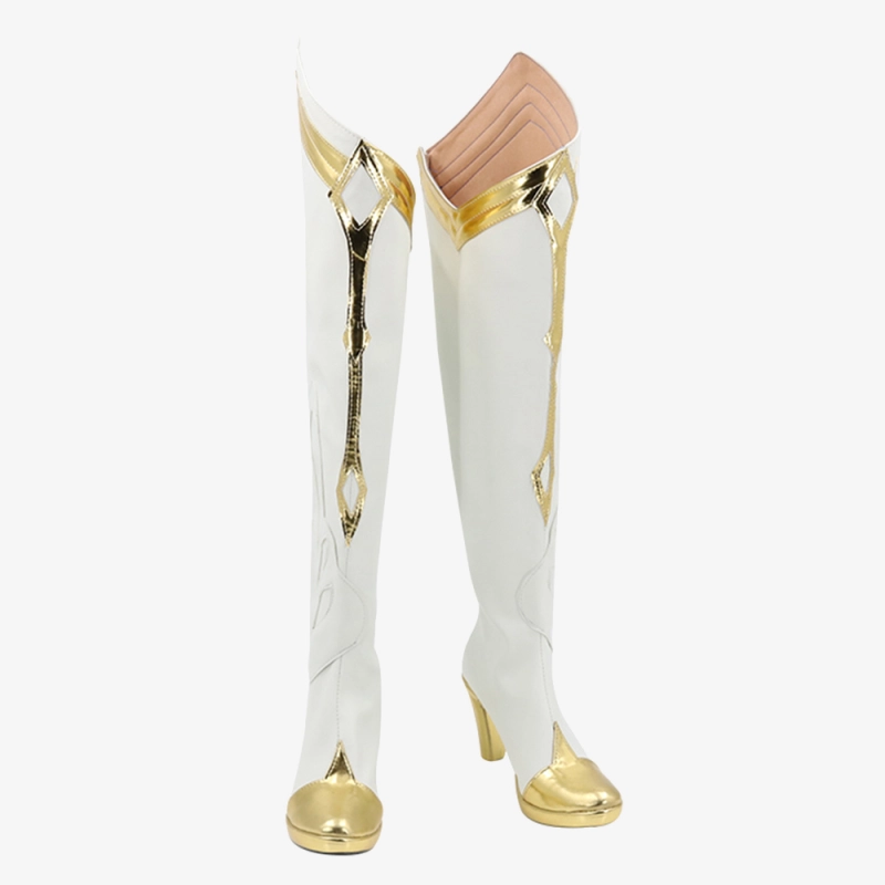 Genshin Impact Lumine Shoes Cosplay Women Boots Ver 1 Unibuy
