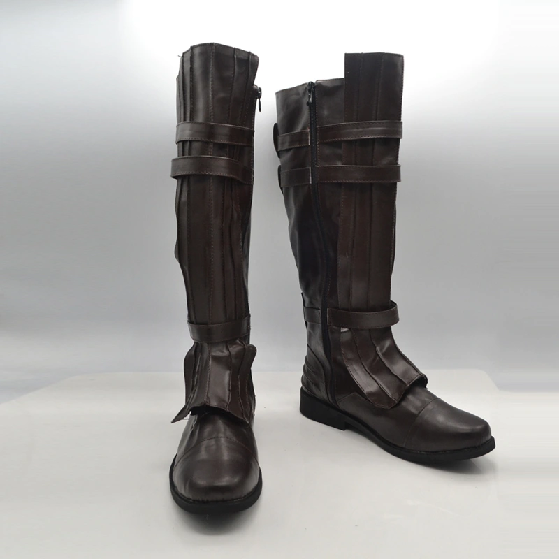 Star Wars Anakin Skywalke Shoes Cosplay Men Boots Brown Version 1 Unibuyplus