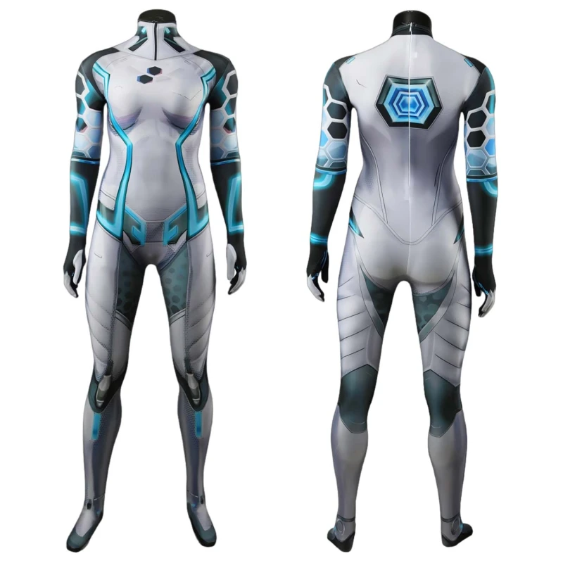Marvel Rivals Invisible Woman Future Foundation Costume Cosplay Suit Bodysuit For Kids Adult Unibuyplus