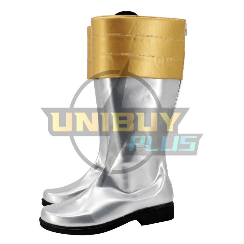 Kaizoku Sentai Gokaiger Gokai Silver Cosplay Shoes Men Boots Unibuyplus