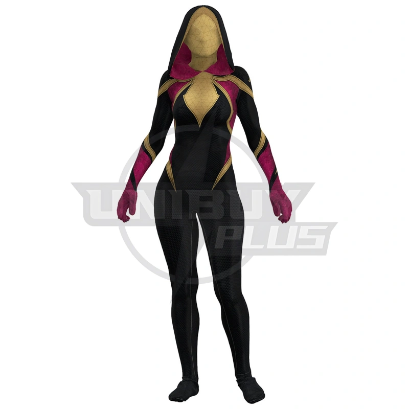 Spider-Man: Across the Spider-Verse Spider-Gwen Costume Cosplay Suit Gwen Stacy Bodysuit For Kids Adult Unibuyplus