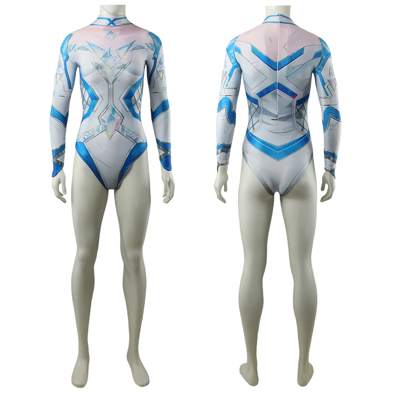 Marvel Rivals White Queen Costume Cosplay Suit Bodysuit Emma Frost For Kids Adult Unibuyplus