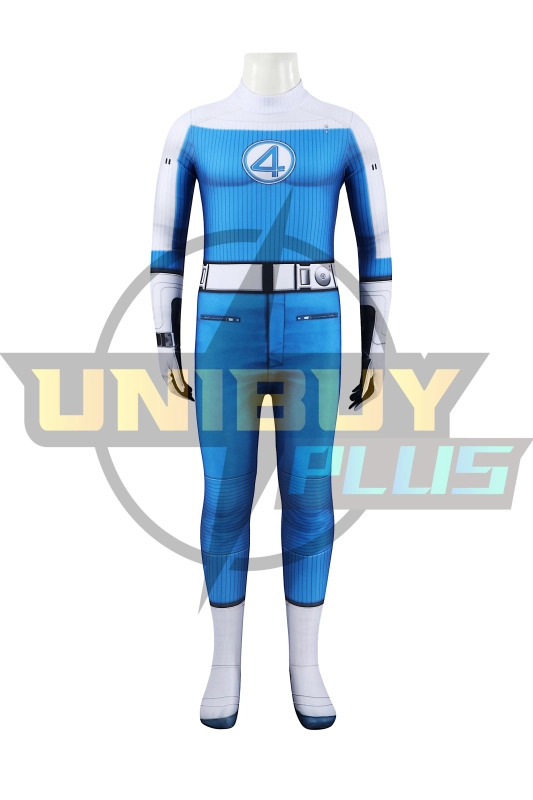 The Fantastic Four: First Steps Human Torch Kids Suit Costume Cosplay Johnny Storm Bodysuit Unibuyplus