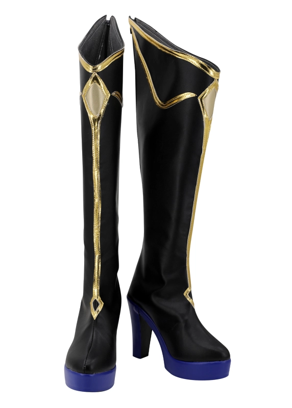 Genshin Impact Lumine Cosplay Shoes Women Boots Unibuyplus