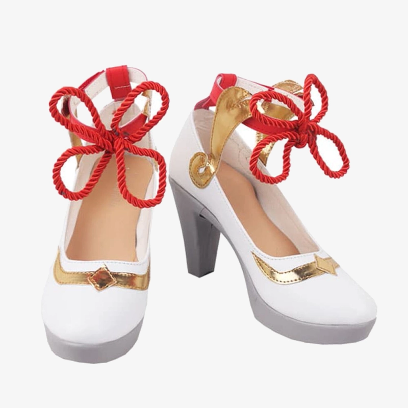 Genshin Impact Ganyu Cosplay Shoes Women Boots Ver 1 Unibuy