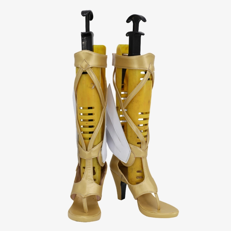 Mercy Shoes Cosplay Winged Victory Skin Overwatch OW Women Boots Unibuy