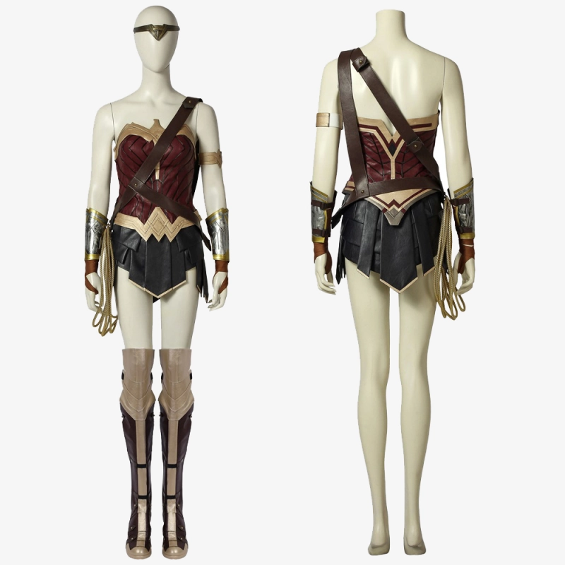 Wonder Woman Costume Cosplay Suit Princess Diana Justice League Halloween Outfit Ver.1 Unibuy