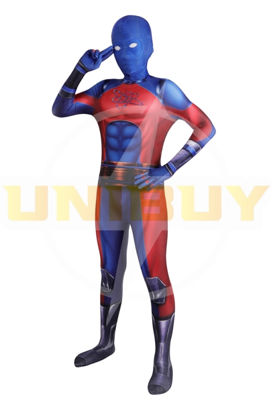 Black Adam Atom Smasher Costume Cosplay Suit Kids Unibuyplus