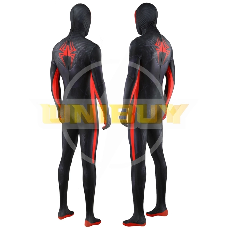 Spider-Man Across the Spider-Verse Miles Morales Suit Costume Cosplay Bodysuit Ver 2 For Men Kids Unibuyplus