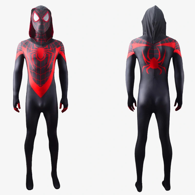 Miles Morales Female Suit  Costume Cosplay Spider-man Bodysuit For Women Kids Unibuy