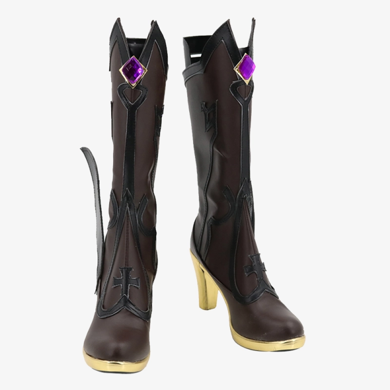 Genshin Impact Fischl Shoes Cosplay Women Boots Unibuy