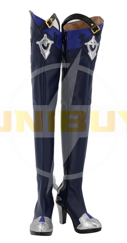 Genshin Impact Eula Shoes Cosplay Long Boots Ver.2 Unibuy
