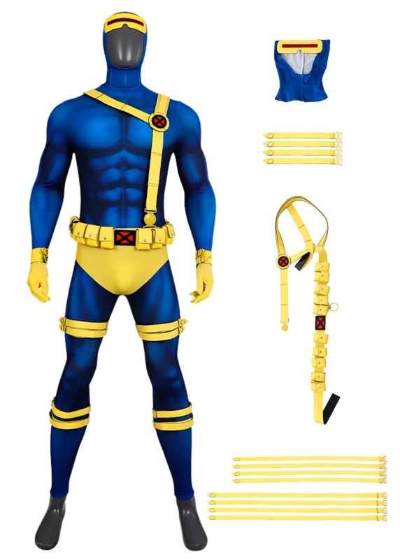 X-Men 97 Cyclops Bodysuit Costume Cosplay Suit Scott Summers Unibuyplus