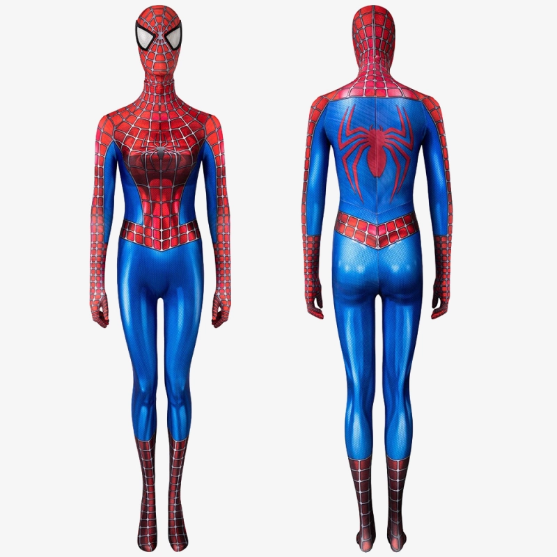 Spider-Man 2 Costume Cosplay Webbed Suit Peter Parker Female Version Unibuyplus