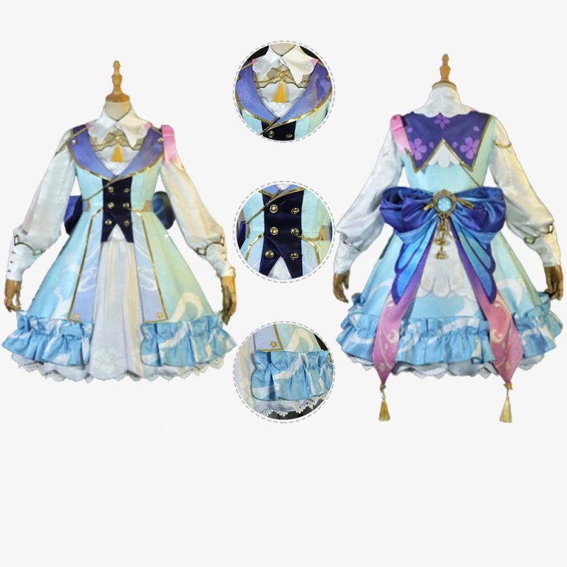 Genshin Impact Kamisato Ayaka Dress Costume Cosplay Suit Unibuy
