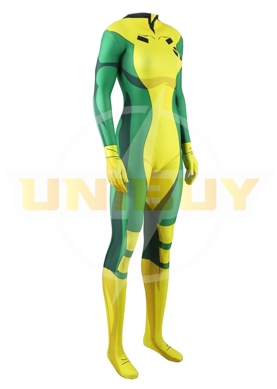 X-Men 97 Rogue Costume Cosplay Suit Anna Marie Bodysuit For Kids Adult Unibuyplus