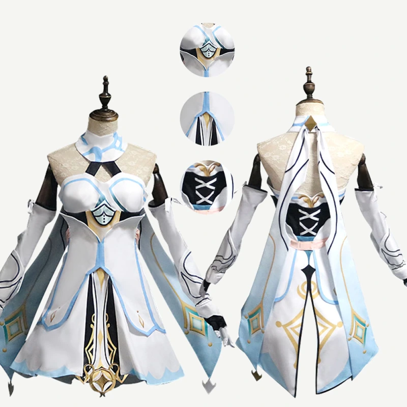 Genshin Impact Traveler Lumine Costume Cosplay Suit Unibuy