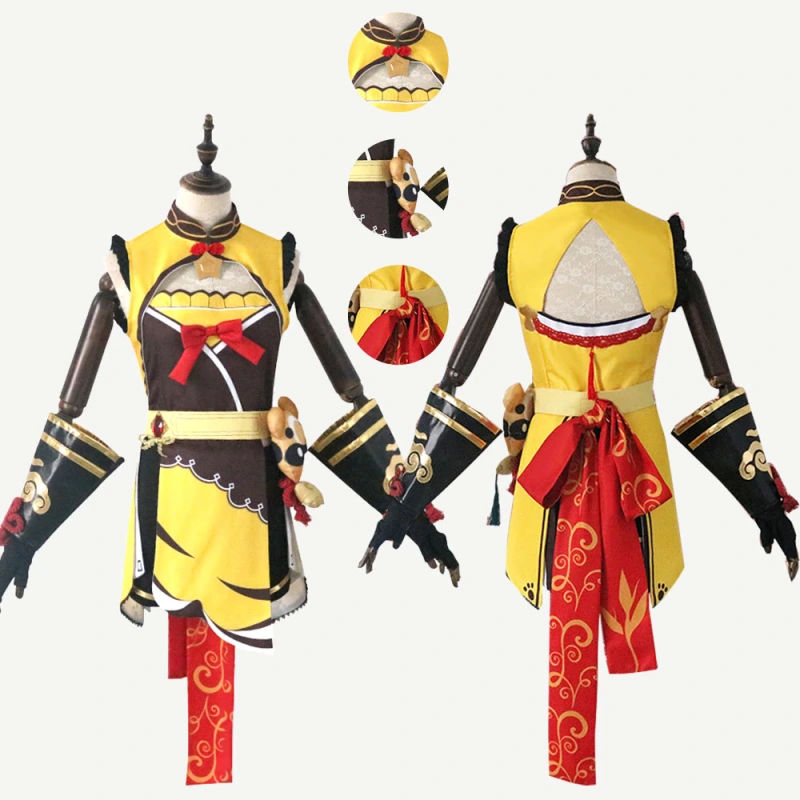 Genshin Impact Xiangling Costume Cosplay Suit Unibuy