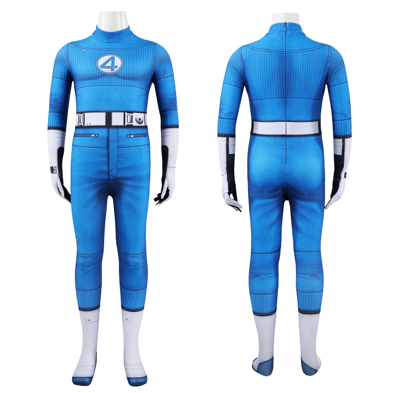 The Fantastic Four: First Steps Mr. Fantastic Kids Suit Costume Cosplay Reed Richards Bodysuit Unibuyplus