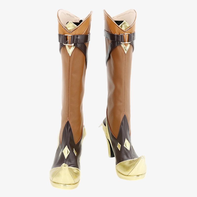 Genshin Impact Eremite Galehunter Shoes Cosplay Women Boots Unibuy