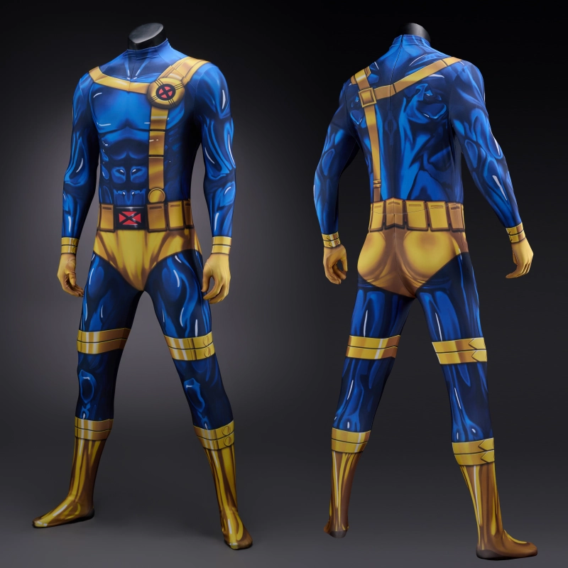 X-Men 97 Cyclops Bodysuit Costume Cosplay Suit Scott Summers Unibuyplus