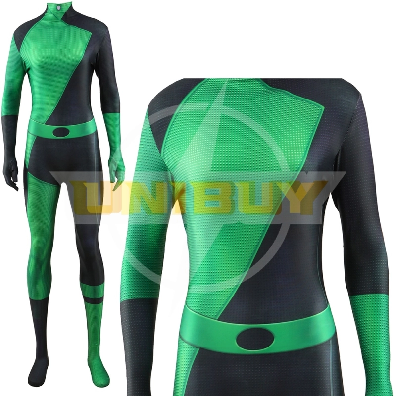 Kim Possible Shego Bodysuit Cosplay Costume Suit For Kids Adult Unibuy