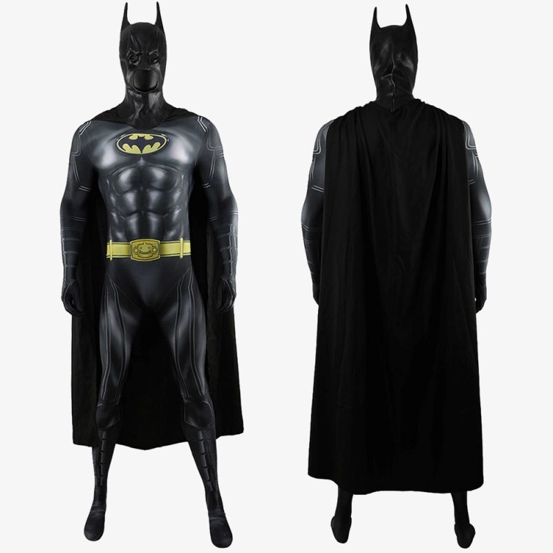 The Flash	Batman Bodysuit Cosplay Costume Bruce Wayne with Cloak For Kids Adult Unibuy