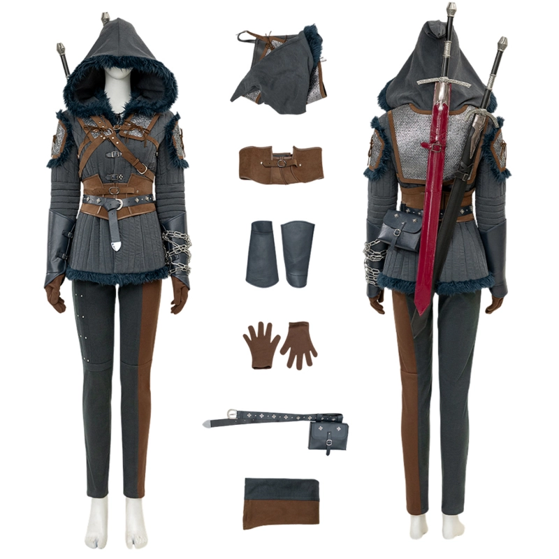 The Witcher IV Cirilla Fiona Elen Riannon Costume Cosplay Suit Unibuyplus