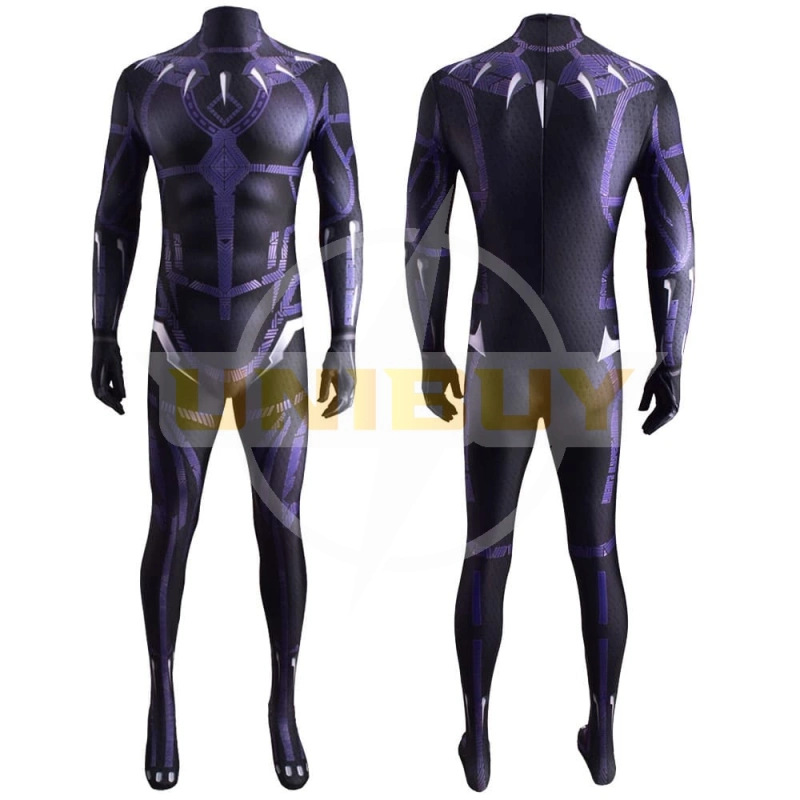 Black Panther 2 Costume Cosplay Suit T'Challa Kids Adult Unibuyplus