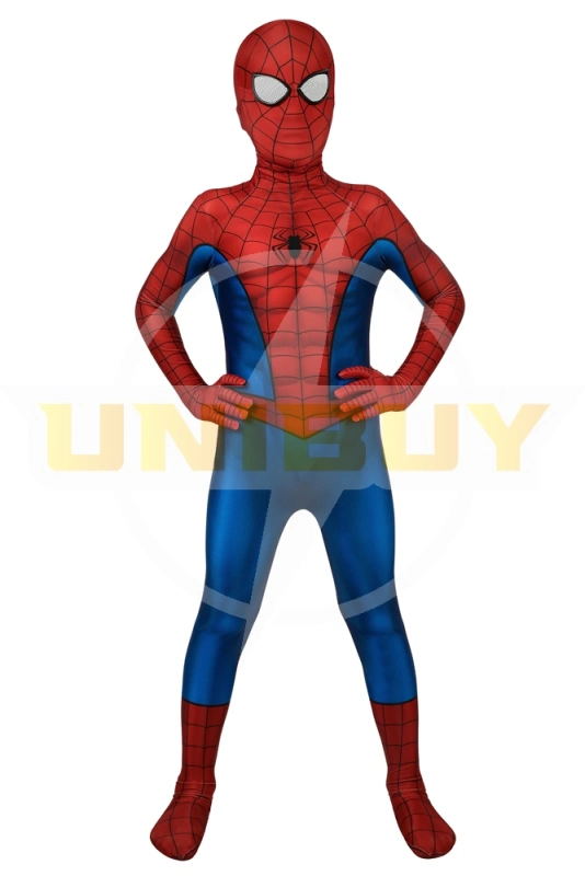 Spider-Man PS4 Kids Costume Cosplay Suit Peter Parker Bodysuit Unibuy