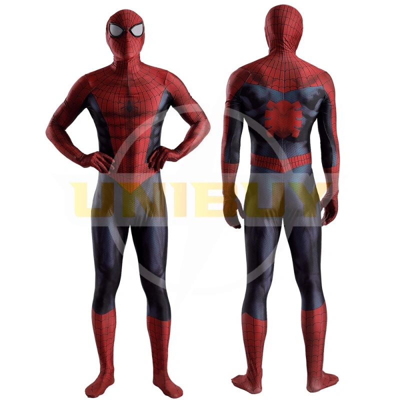 Astonishing Spider-Man Costume Cosplay Suit Peter Parker Bodysuit For Men Kids Unibuyplus