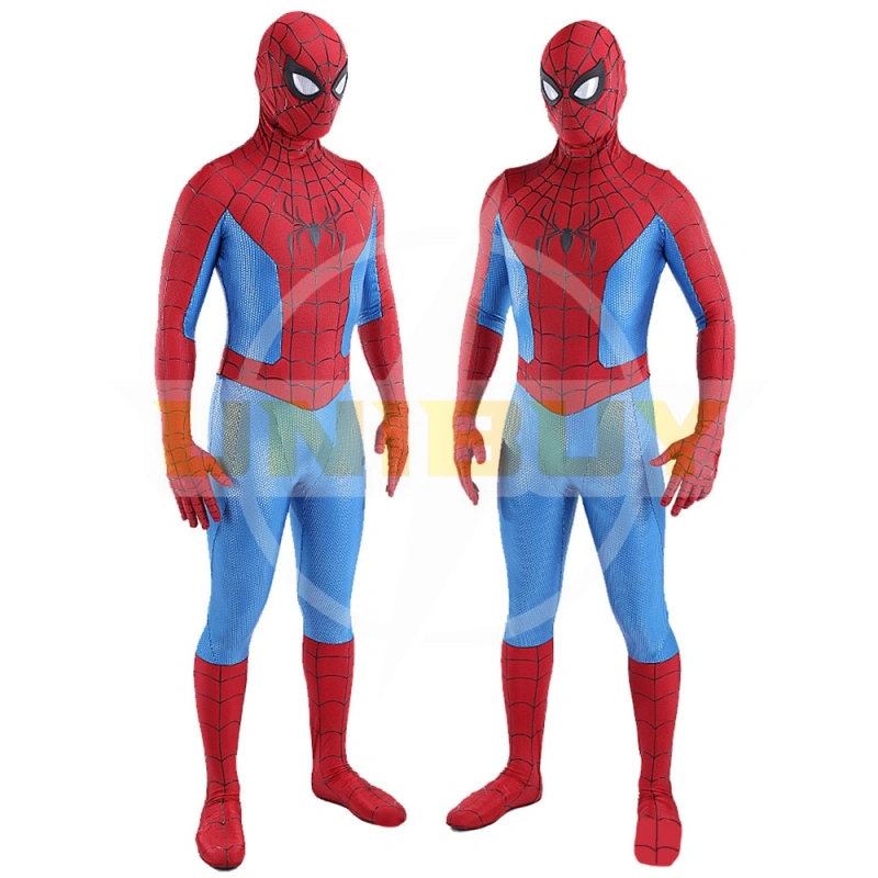Comic Spider-Man Classics Costume Cosplay Blue Jumpsuit For Kids Adult Unibuy