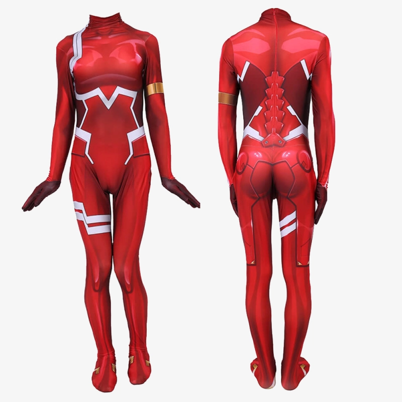 Zero Two 02 Cosplay Costume Jumpsuit For Kids Adult Cosplay Costume For Kids Womens Unibuy