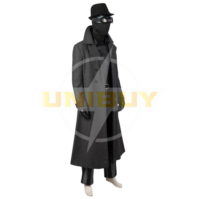 Spider-Man: Into the Spider Verse Spider-Man Noir Costume Cosplay Suit UnibuyPlus