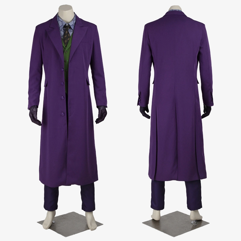 Batman Dark Knight Rise Joker Costume Cosplay Suit UnibuyPlus