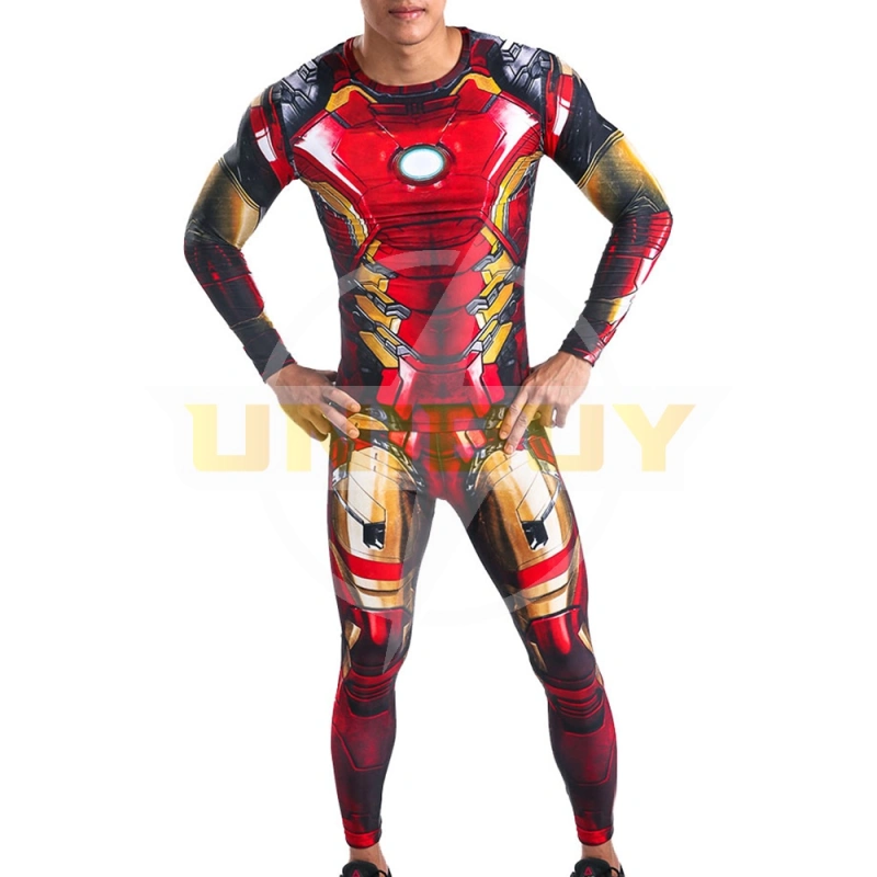 Avengers Iron Man Suit Costume Cosplay Sport Jumpsuit Bodysuit For Kids Adult Unibuy