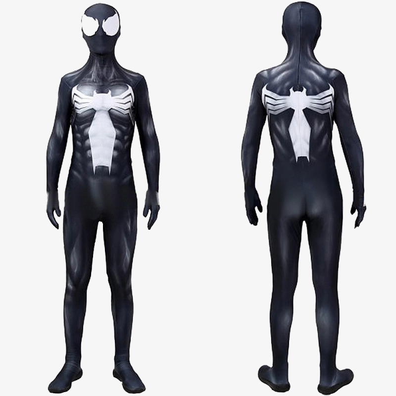 Venom Spider-Man Symbiot Costume Cosplay Suit Bodysuit For Men Kids Unibuy