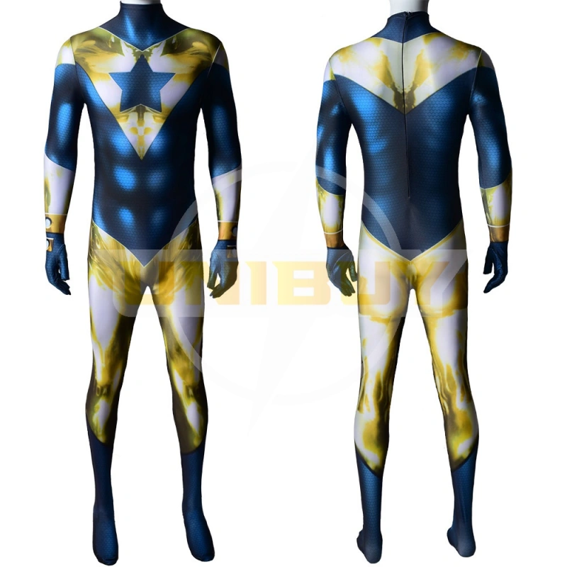 Justice League Booster Gold Costume Cosplay Suit Unibuyplus