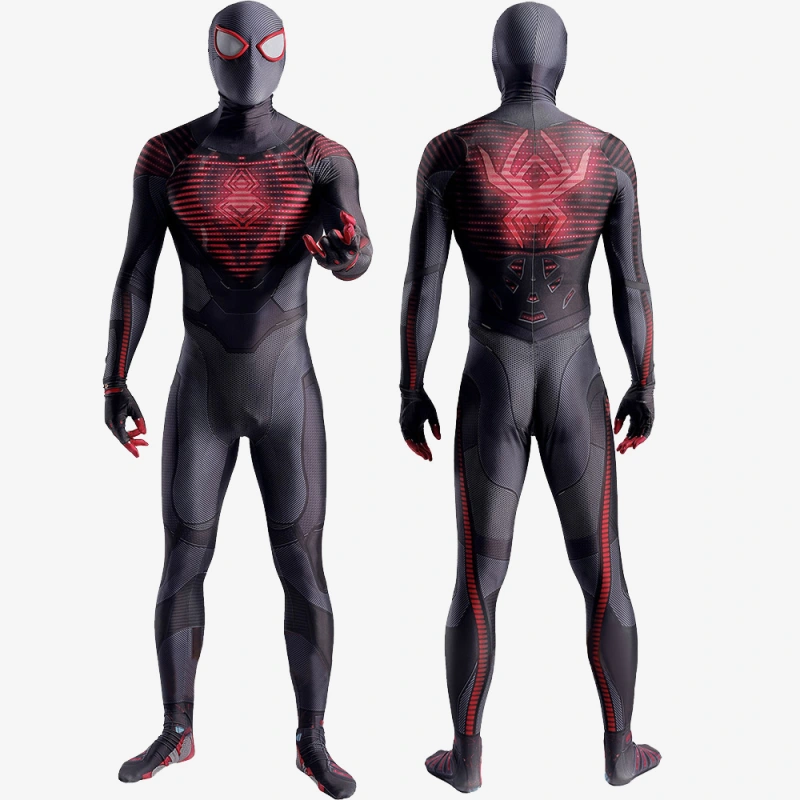 Spider-man PS5 Miles Morales Suit Costume Cosplay Bodysuit For Men Kids Unibuy