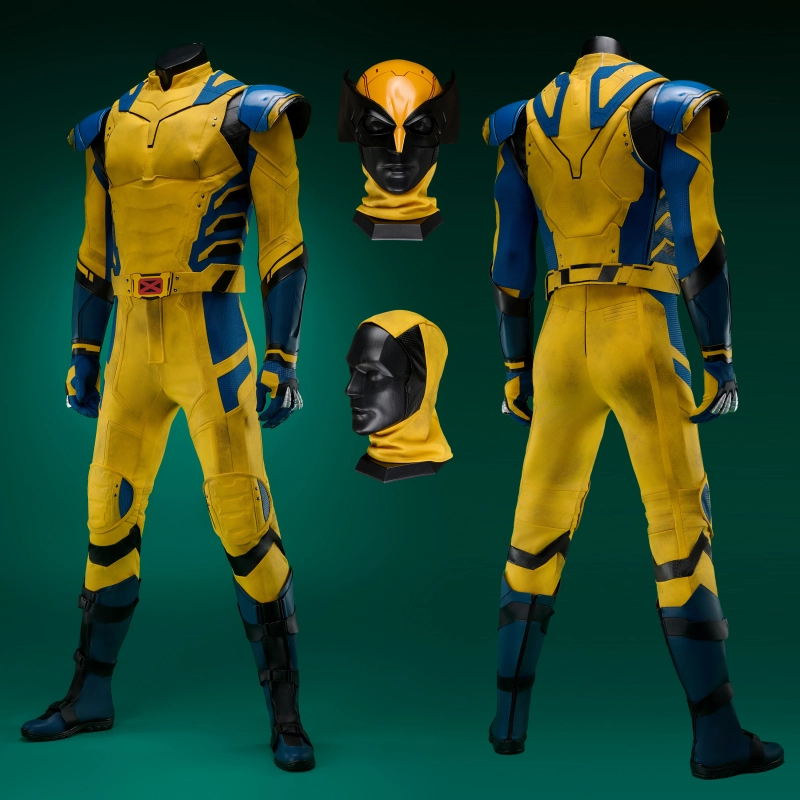 Deadpool & Wolverine Cosplay Costume Suit Logan Unibuyplus