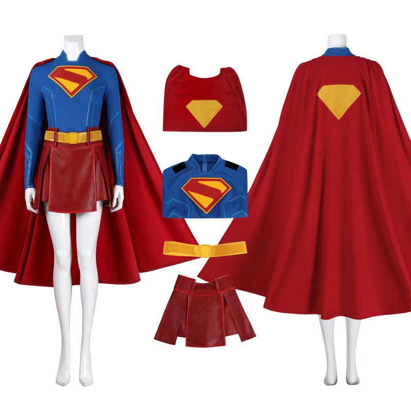Superman Legacy Supergirl Costume Cosplay Suit Unibuyplus