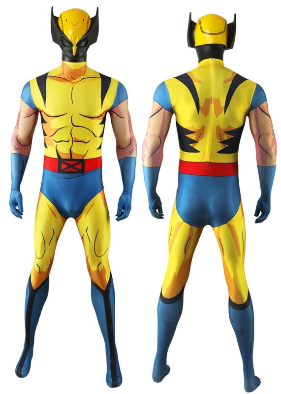 X-Men 97 Wolverine Bodysuit Costume Cosplay Suit For Kids Adult Unibuyplus