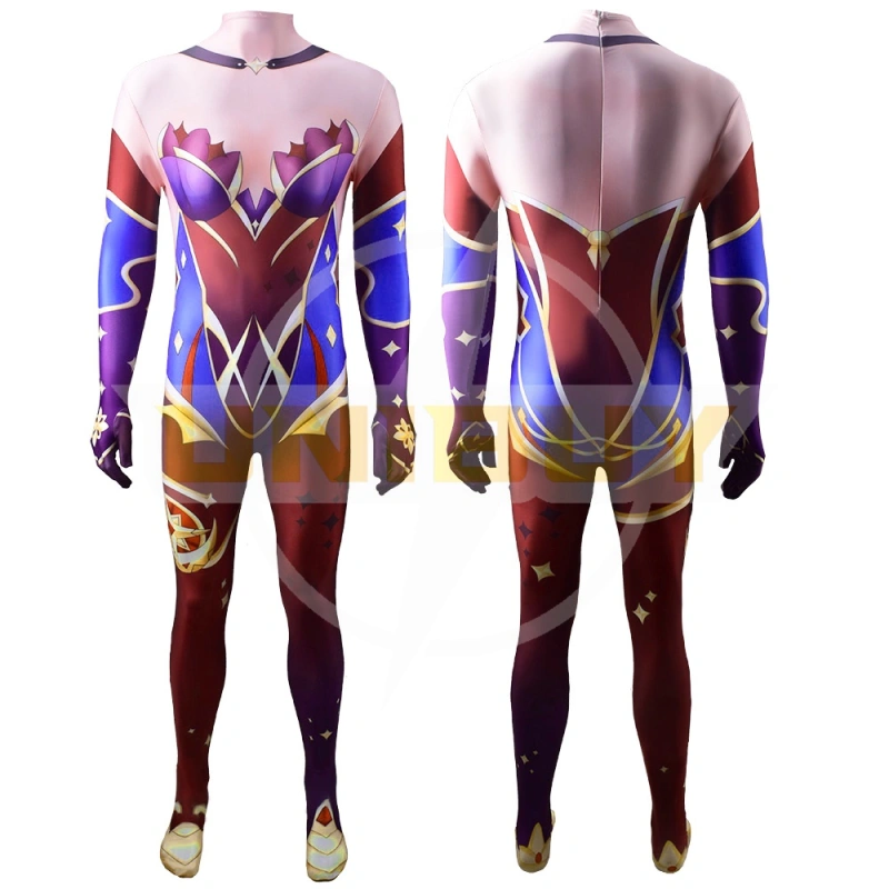 Genshin Impact Mona Cosplay Costume Jumpsuit For Kids Adult Unibuy