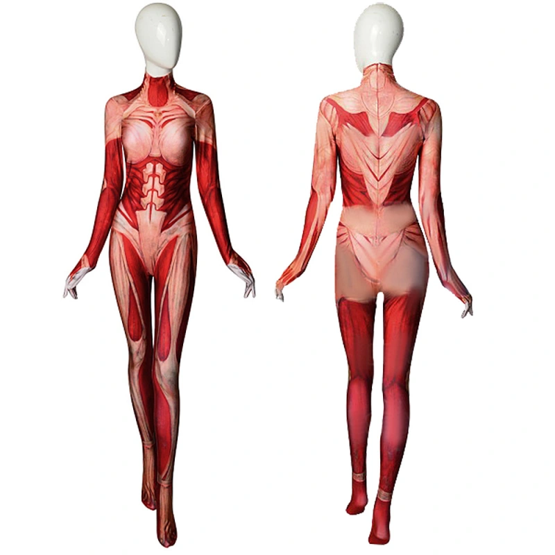 Attack on Titan Annie Leonhart Costume Cosplay Suit Bodysuit For Kids Adult Unibuyplus